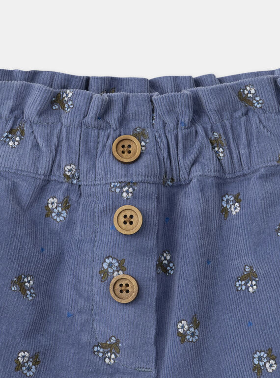 Greyish blue SHORTS NUSHORETTE / 25H2PFQ1SHO205