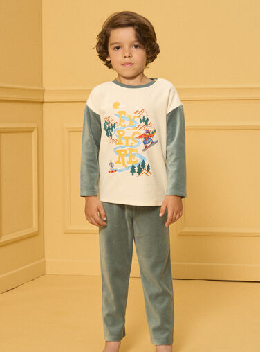 Heather beige PYJAMA LECRUAGE / 24H5PG43PYJA011