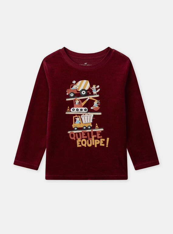 Dark burgundy PYJAMA NECAMIAGE / 25H5PGD4PYJ503