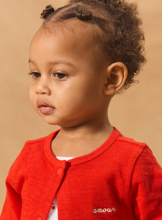 Red CARDIGAN MAURINE / 25E1BFQ1CAR050