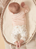 Light pink top and pants set LORAINE / 24H0NF25ENSD322
