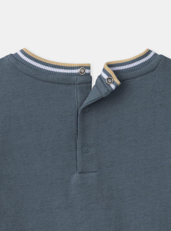 Greyish blue TEE SHIRT MARIN / 25E1BGP1TEE205