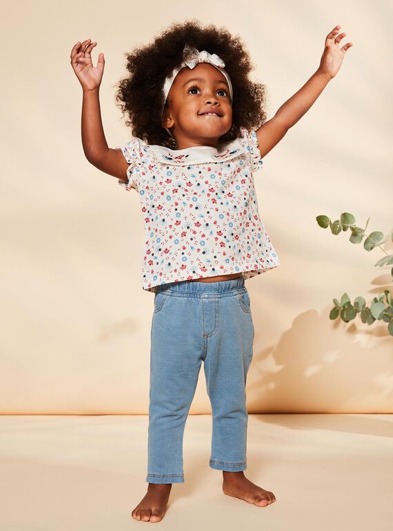 Blouse with floral print FALALOU / 23E1BFC1CHE001