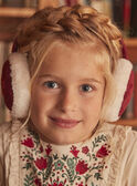 Red and white earmuffs GLEKASETTE / 23H4PFQ1ACDF506