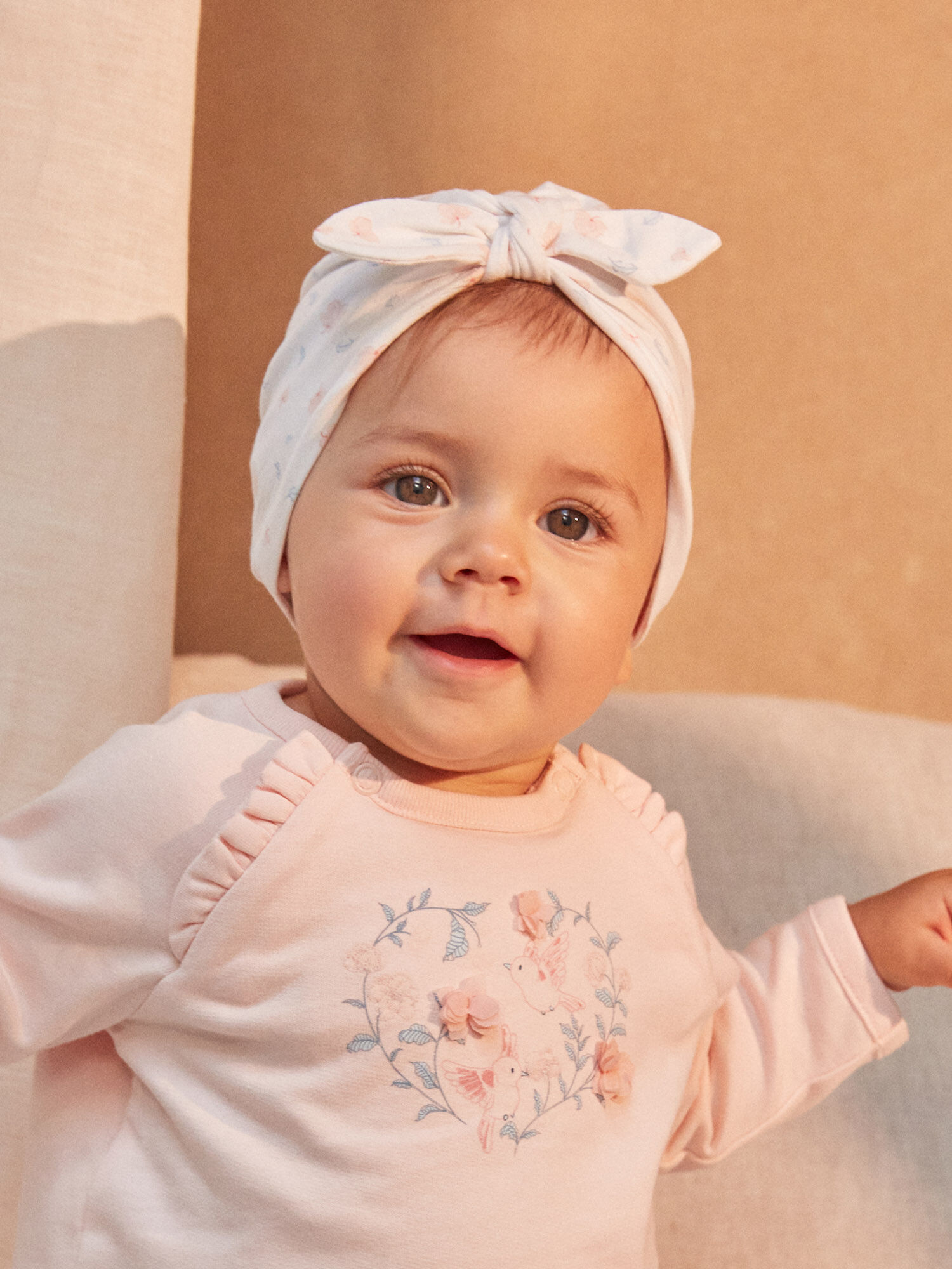 Infant girl hat and mittens store