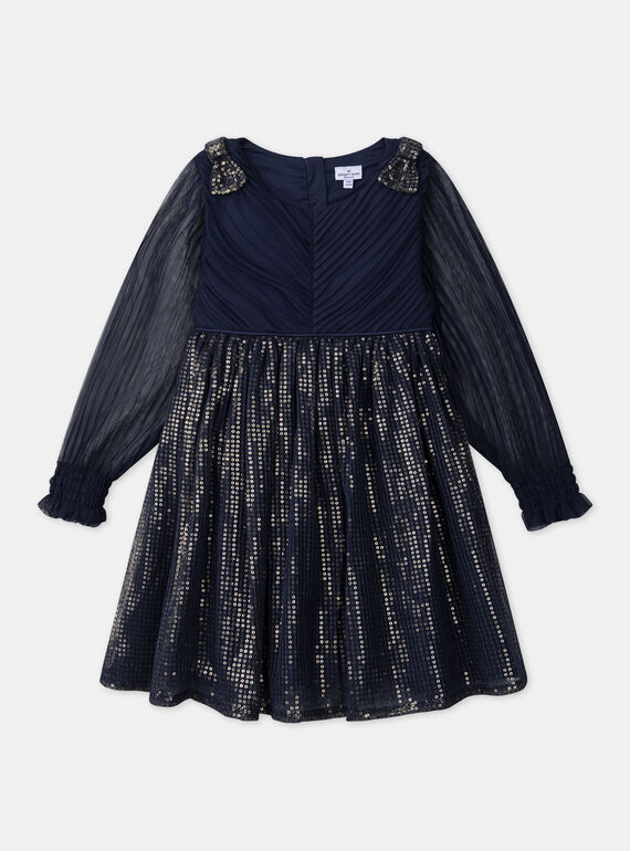 Blue DRESS LEIPAIETTE / 24H2PFT3ROBC243