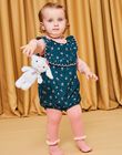 Corduroy floral print romper DATAHIS / 22H1BFZ1BARG633