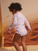 Parma UV protection+50 bathing suit with floral print KITESSA / 24E4BFG2BUV320