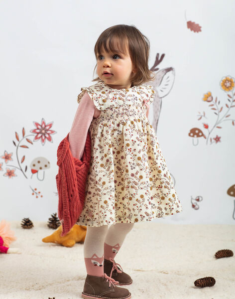 Baby girl flowery print dress BAIME / 21H1BFJ1CHS001