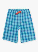 Child boy's turquoise blue surf pajama set CAWAIAGE / 22E5PG55PYJC216