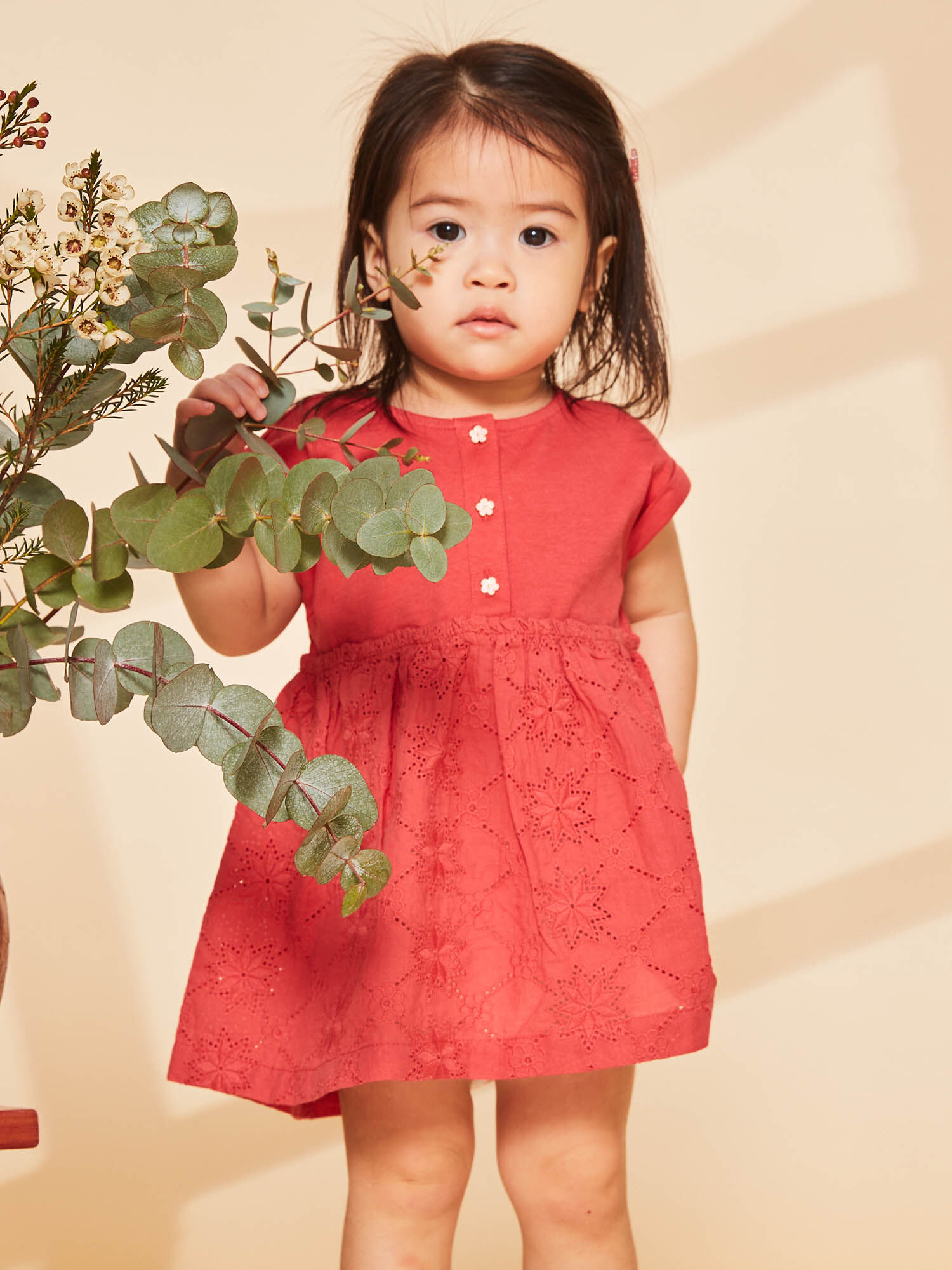 Poppy bi material dress