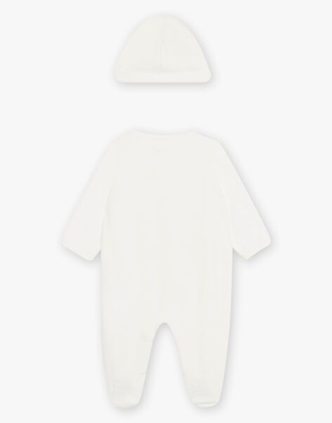 Baby Mixed Velvet Pyjamas and Matching Hat DOV_B / 22H0NM12GRE001