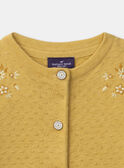 Yellow CARDIGAN MLACARETTE / 25E2PFK1CAR010