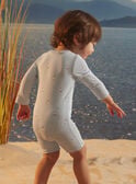 Sky bathing suit with seagull print KISIMON / 24E4BGG1CBB020