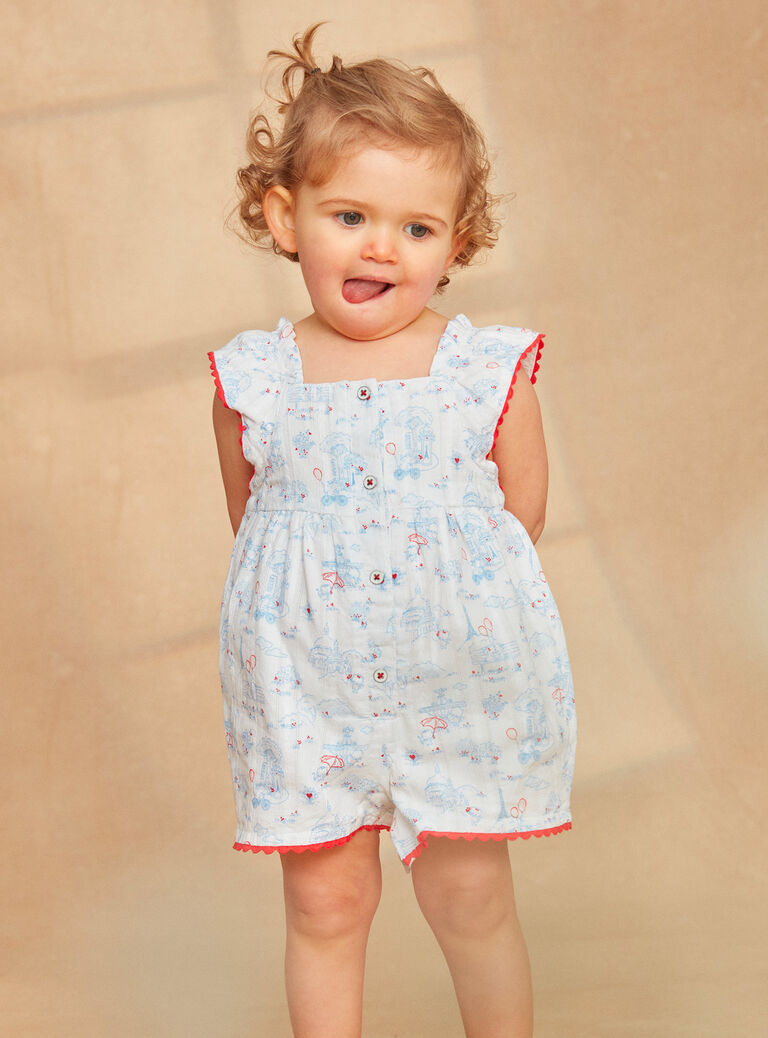 Printed playsuit Printed playsuit KAPERLA / 24E1BFN1CBL001