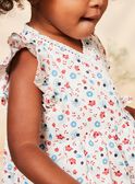 Flower print wrap dress with bloomer FALINA / 23E1BFC2ROB001
