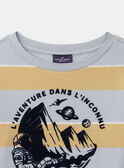 Water blue TEE SHIRT LS NLORAYAGE / 25H3PGW2TML213