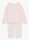 Pink velvet pyjamas GRUPAPETTE / 23H5PF14PYJD308