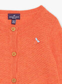 Knitted papaya vest FAZOLA / 23E1BFR1CARE405