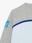 Grey and blueacquard Teddy FABELAGE / 23E3PG81GIL943