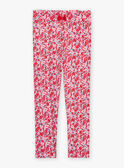 Pink, red and lilac floral-print leggings GORANGETTE / 23H2PFD1LG001