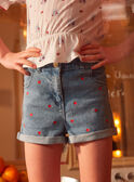 Denim heart shorts KLAKETTE / 24E2PFN1SHOP269