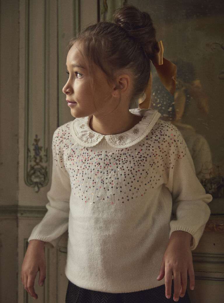 Off white PULLOVER NREPULETTE / 25H2PFY1PUL009