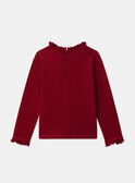 Red TEE SHIRT LS LALUNETTE / 24H2PFR2TMLF506
