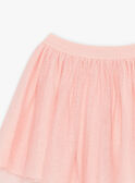 Pink short sequin skirt FRITUETTE 2 / 23E2PFJ2JUPD300
