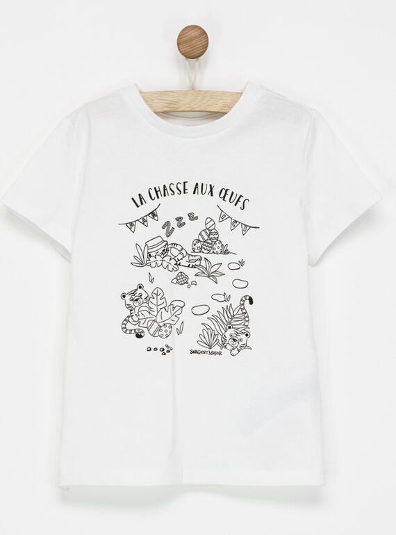 Off white T-shirt NYTIGRAGE / 18E3PGK3TCT001