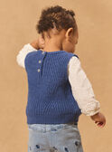 Navy CARDIGAN WHITHOUT SLEEVES MADENISE / 25E1BF81CSMC212
