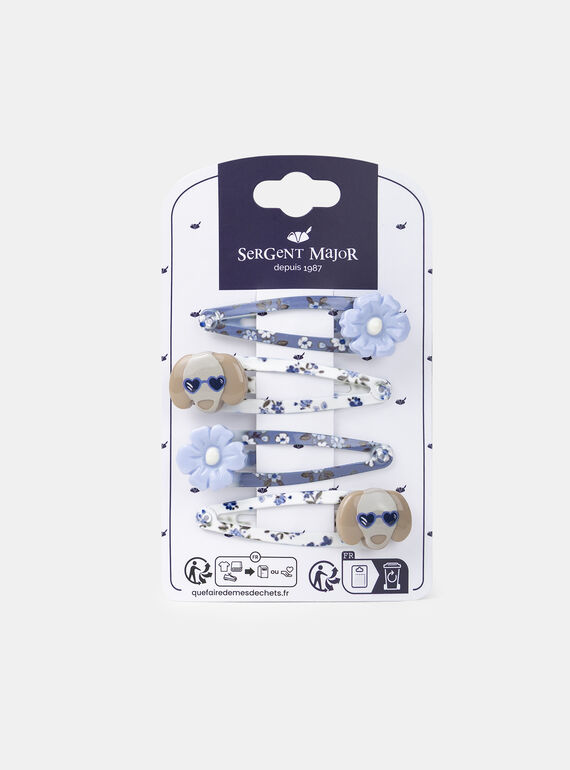 Greyish blue HAIRCLIP NEBLUETTE / 25H4PF77BRT205