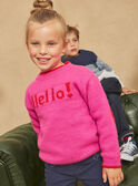 Hello magenta sweater GLOPULETTE 1 / 23H2PFM2PUL509