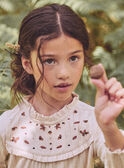 Beige TEE SHIRT LS NLEJERETTE / 25H2PFT3TMLI814