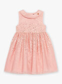 Pink sequin dress FYSQUIETTE / 23E2PFE2ROBD333