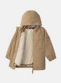 Beige PARKA MROULAGE / 25E3PG31PAR080