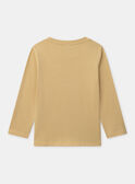 Light yellow TEE SHIRT LS NLOSTAGE / 25H3PGW3TMLB116