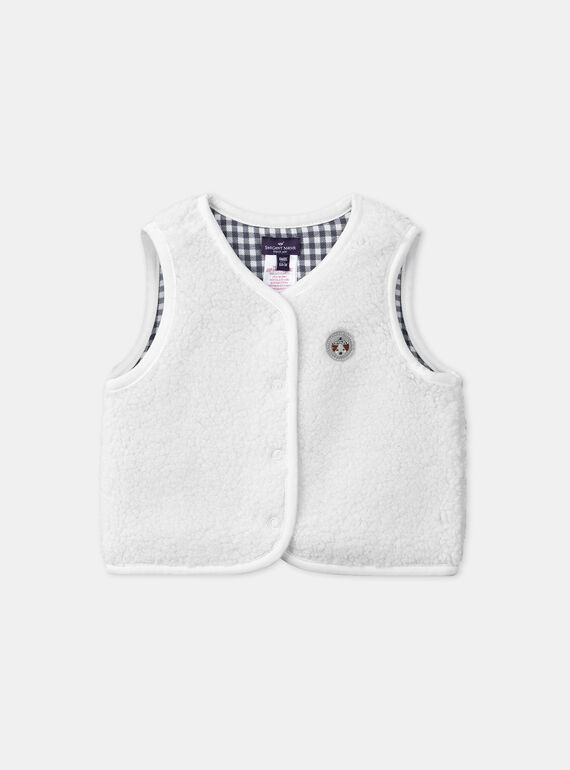 Off white CARDIGAN WHITHOUT SLEEVES LAOLO / 24H1BGQ1CSM001