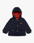 Baby Boy Navy Blue Wool Coat BIOSCAR / 21H1BGD1MAN622