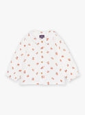 Vanilla blouse in cotton gauze with fruit print GAAGATHE / 23H1BF71CHE114