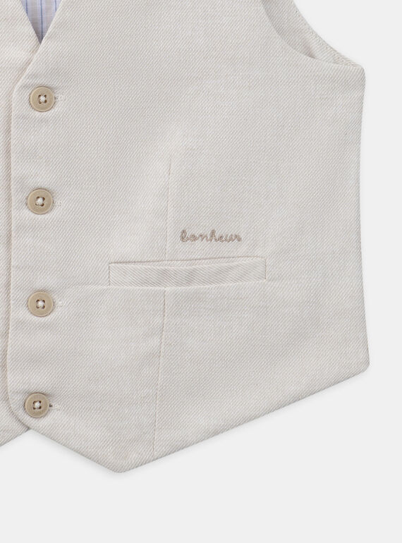 White WAISTCOAT KREGILAGE / 24E3PGL1GSM000