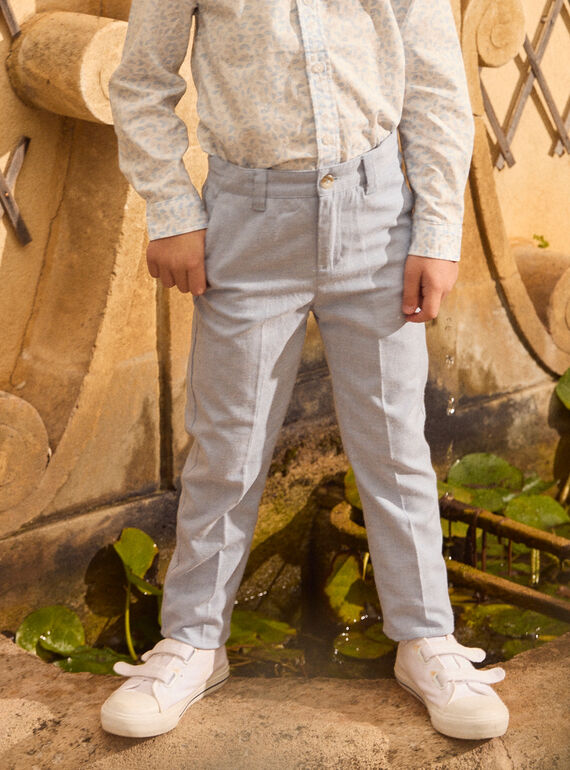 Water blue PANTS MREPANTAGE / 25E3PGL2PAN213