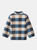 Navy POLAR KIDS CARDIGAN LALCARAGE / 24H3PGS1GIP070