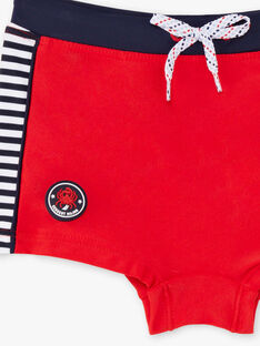 Baby boy red striped bathing trunks ZYBOXAGE / 21E4PGR2MAI505