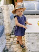 Flower embroidered poplin dress FANELA / 23E1BFN1CHS070