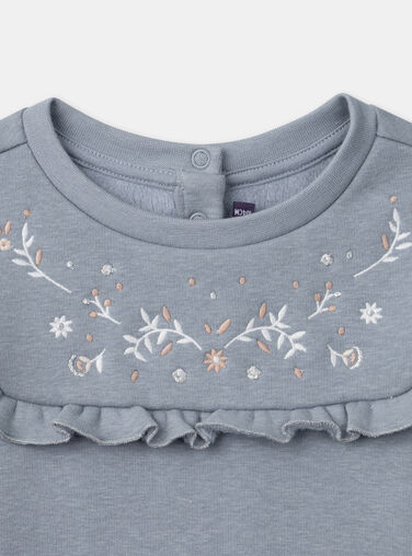 Sky blue SWEAT SHIRT NRASWETTE / 25H2PFV1SWE216