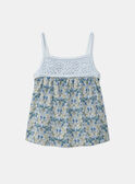 Floral Lace Green Tank Top KLIPIPETTE / 24E2PFR3DEB005
