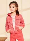 Red jogging top with flower print FRIFLETTE / 23E2PFJ1JGHF507