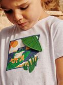 Ecru short sleeve t-shirt FLEFROGAGE / 23E3PGS3TMC001