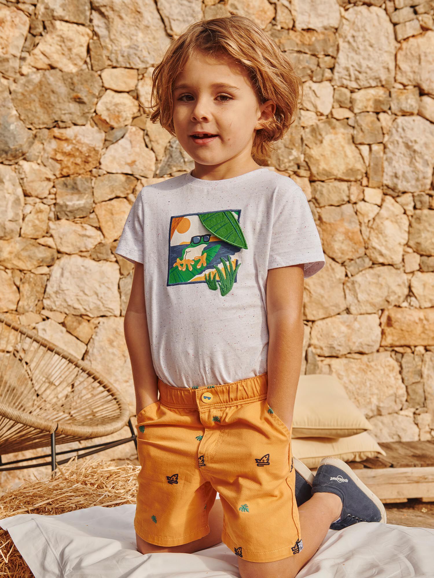 Ecru short sleeve t shirt